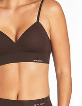 Load image into Gallery viewer, Ambra Bondi Bare Padded Longline Bra -Coffee