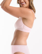 Load image into Gallery viewer, Refined Rib Plunge Bra - Shell