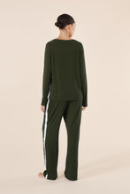 Load image into Gallery viewer, Anya Bamboo Sporty PJ Set / Forrest Green