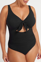 Load image into Gallery viewer, Black Aria Cezanne D - E Cup Underwire One Piece Swimsuit