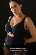 Load image into Gallery viewer, Black Aria Cezanne D - E Cup Underwire One Piece Swimsuit