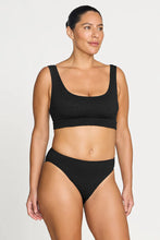 Load image into Gallery viewer, Black Kahlo One Size Bikini Set - Black