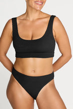 Load image into Gallery viewer, Black Kahlo One Size Bikini Set - Black
