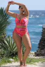 Load image into Gallery viewer, Les Fauves Degas Underwire Midriff Bikini Top - Red