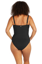 Load image into Gallery viewer, Black Aria Botticelli Multi Cup Tankini Top