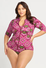 Load image into Gallery viewer, Shambala Seurat Sun Safe Rash Top