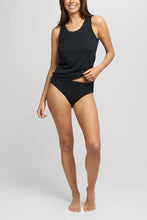 Load image into Gallery viewer, BASELAYERS Classic Intimates Modal Elastane Tank / BLACK