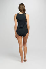 Load image into Gallery viewer, BASELAYERS Classic Intimates Modal Elastane Tank / BLACK