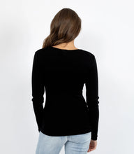 Load image into Gallery viewer, Pure Merino Wool 240gsm Long Sleeve Black