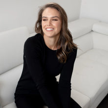 Load image into Gallery viewer, Pure Merino Wool 240gsm Long Sleeve Black