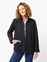 Load image into Gallery viewer, Black Pepper Linnie Fleece Jacket / Black