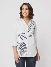 Load image into Gallery viewer, Adalia 3/4 Sleeve Shirt White