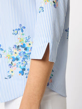 Load image into Gallery viewer, Cindy 3/4 Sleeve Shirt Sapphire