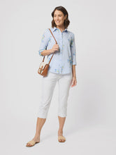 Load image into Gallery viewer, Cindy 3/4 Sleeve Shirt Sapphire