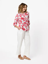 Load image into Gallery viewer, Levonne 3/4 Sleeve Shirt Viking Red