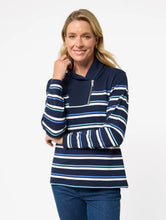 Load image into Gallery viewer, Meila Half Zip Top Ink