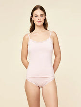 Load image into Gallery viewer, Ellie Lace Trim Cami - Papinelle Pink