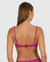 Load image into Gallery viewer, Picnic Point B-C Cup Retro Demi Bikini Bra Top