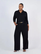 Load image into Gallery viewer, Billie Bamboo Wide Leg Dress Pant - Black