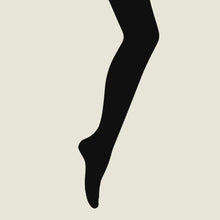 Load image into Gallery viewer, Merino Wool Textured Knit Tights Black