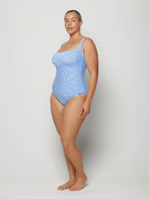 Load image into Gallery viewer, Sailor Blue Square Neck One Piece