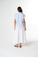 Load image into Gallery viewer, The Day Dream Polo - White/Skyway Blue