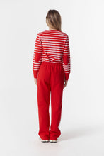 Load image into Gallery viewer, CPS Track Stripe Trackie - Salsa / White