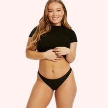 Load image into Gallery viewer, Love Luna Period Liner Brief G-String / Black