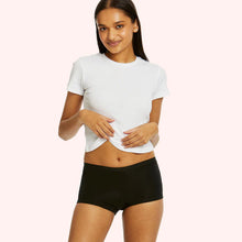 Load image into Gallery viewer, Love Luna First Period Shortie - Black