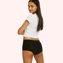 Load image into Gallery viewer, Love Luna First Period Shortie - Black
