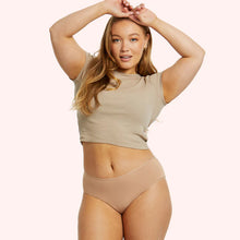 Load image into Gallery viewer, Love Luna Eco Period Midi Brief / Baege