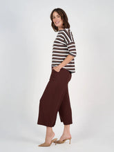 Load image into Gallery viewer, Ciara 7/8 Length Bamboo Culotte Pant - Burgundy