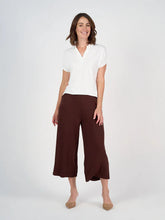 Load image into Gallery viewer, Ciara 7/8 Length Bamboo Culotte Pant - Burgundy