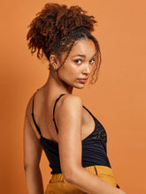 Load image into Gallery viewer, Daily Essentials Cotton & Heritage Lace Cami / Black