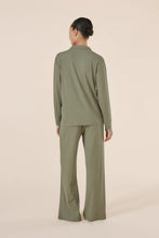 Load image into Gallery viewer, Emilia Ribbed Lounge PJ Set Olive
