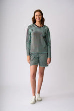 Load image into Gallery viewer, Stewart Sweater - Chocolate/Seabreeze