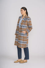 Load image into Gallery viewer, Foil Cover Story Coat in Toffee Check