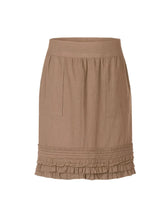 Load image into Gallery viewer, Ruffle Hem Skirt - Mocha