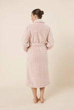 Load image into Gallery viewer, Gabriella Plush Long Robe Pink