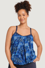 Load image into Gallery viewer, Paina Waves Blouson Tankini Separate