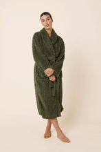 Load image into Gallery viewer, Gabriella Plush Long Robe Olive