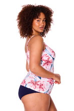 Load image into Gallery viewer, Scoop Neck Mastectomy Tankini Top- Tigerlily