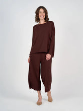 Load image into Gallery viewer, Gina Long Sleeved Bamboo Top - Burgundy