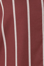 Load image into Gallery viewer, Chloe Cotton Striped PJ Set Burgundy