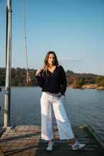 Load image into Gallery viewer, GC 5 Pocket Crop Wide Leg Jean - White