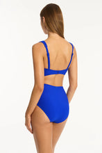 Load image into Gallery viewer, Honeycomb High Waist Pant / Colalt