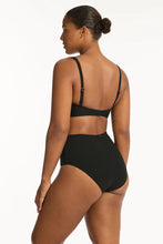 Load image into Gallery viewer, Honeycomb High Waist Pant / Black
