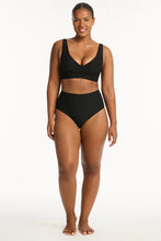 Load image into Gallery viewer, Honeycomb High Waist Pant / Black