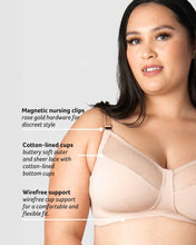 Load image into Gallery viewer, Lunar Eclipse Full Cup Nursing Bra / Naked / Wirefree