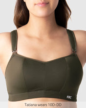 Load image into Gallery viewer, Hotmilk Zen Wirefree Maternity Sports Bra / Olive